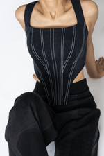 Load image into Gallery viewer, Black Corset
