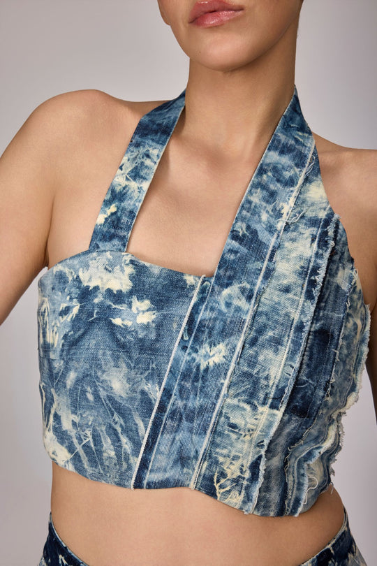 One Side Belt Blouse