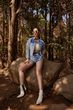 Load image into Gallery viewer, Patch Pocket Biker Jacket
